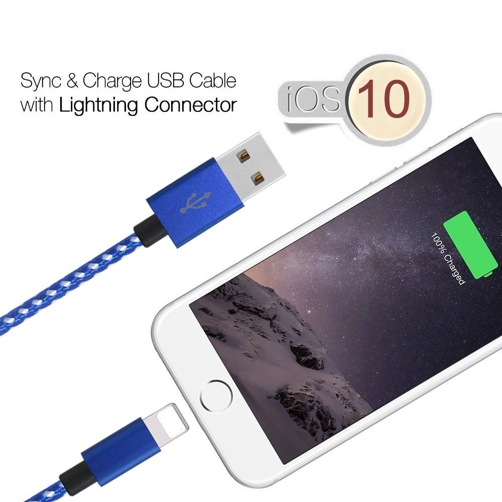 1m Sync Charger Lightning Cable for Mobile Phones